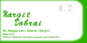 margit dobrai business card